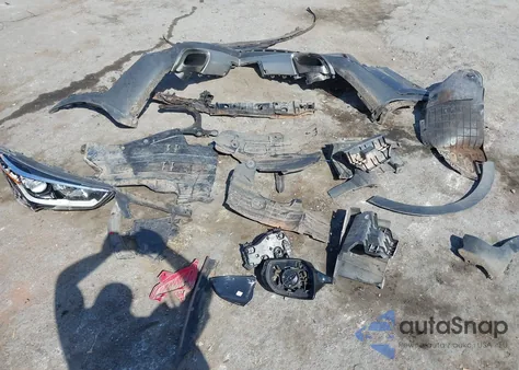 2017 Hyundai Santa Fe Se из США, поврежденный, VIN KM8SN4HF5HU205582